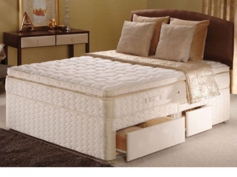 Sealy double online divan beds