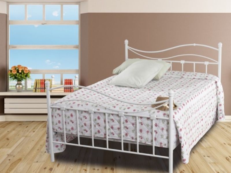 Dreams white deals double bed frame